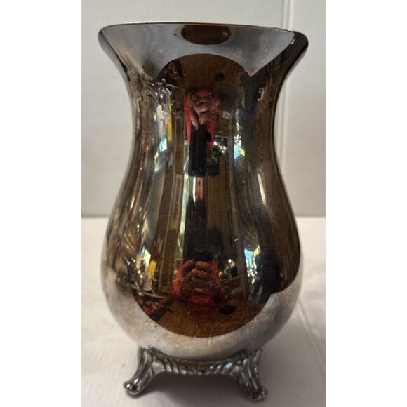 Vintage WM Roger’s 817 Silver plated Footed Water Pitcher W/ Ice Guard Great - Picture 2 of 8
